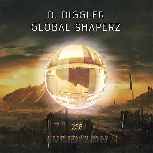 LF238 D. Diggler - Global Shaperz - Lucidflow 17.9./1.10.2021 artwork